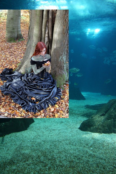 the image composite in progress.