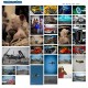 a screenshot of the masonry photo site project done at BCIT.