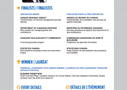 An image of one of the emails i created for the cpa canada psfm awards dinner invitations.